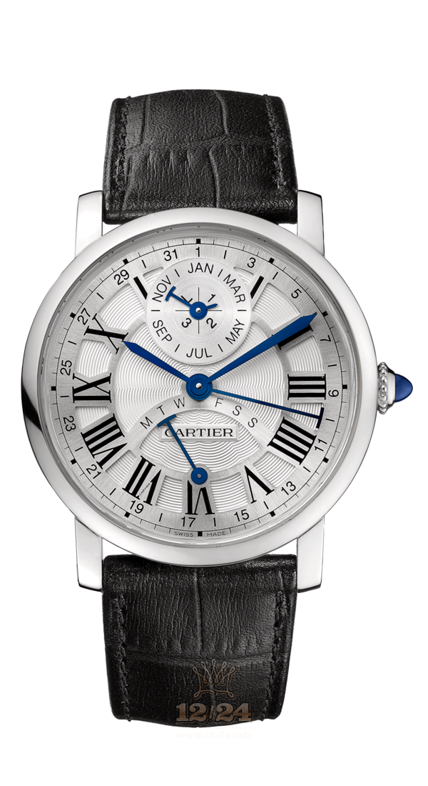 Cartier Rotonde de Cartier Watch W1556218 40 mm White gold Case White Silver Dial