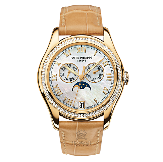 Patek Philippe Complications Watch 4936J-001 37 mm Yellow gold Case White Dial