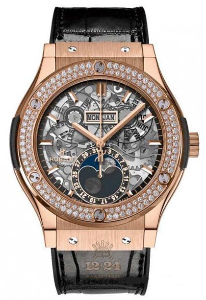 Hublot Classic Fusion Watch 517.OX.0180.RX.1104 45 mm Pink gold Case