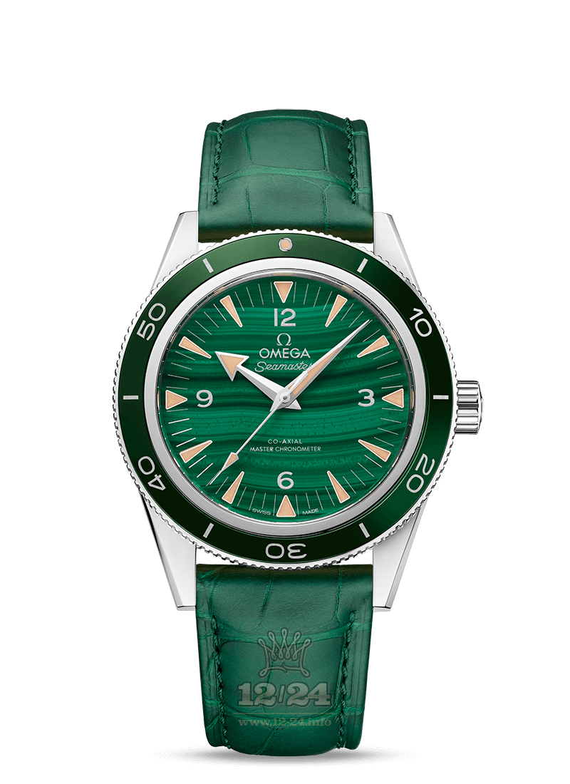 Omega Seamaster Watch 234.93.41.21.99.001 41 mm Platinum Case Green Dial