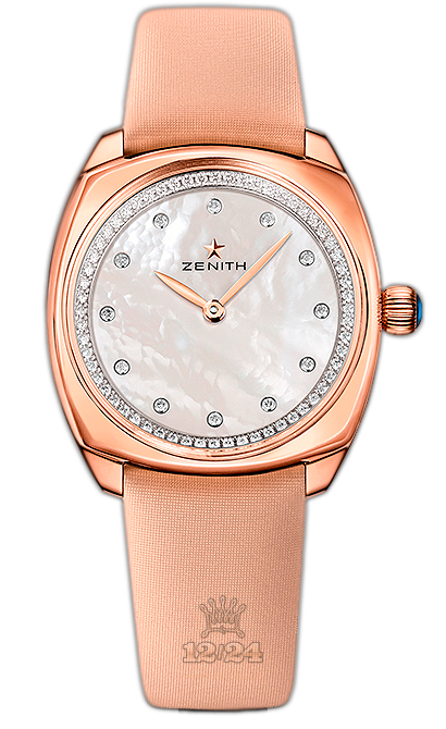 Zenith Star Watch 18.1971.681/80.C732 33 mm Pink gold Case White Dial