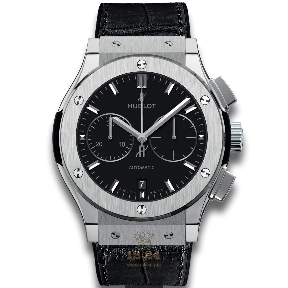 Hublot Classic Fusion Watch 521.NX.1171.LR 45 mm Titanium Case Black Dial