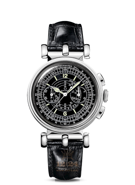 Omega Museum Watch 516.53.38.50.01.001 38 mm White gold Case Black Dial