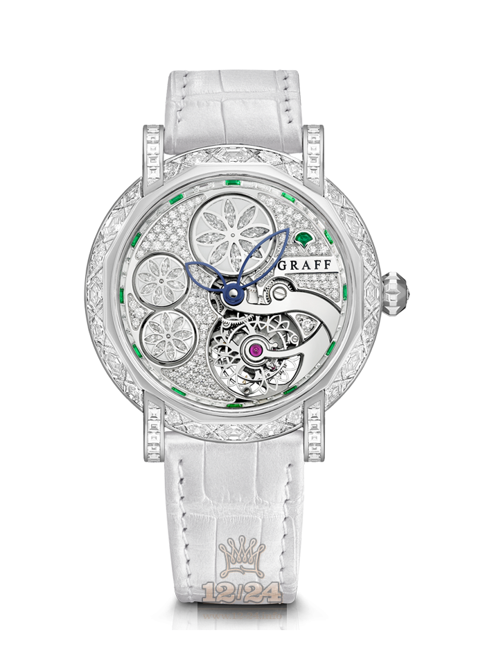 Graff MasterGraff Watch MGF42WGDFSLDD 42 mm White gold Case Silver Dial