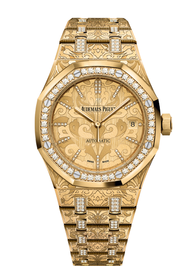 Audemars Piguet Royal Oak Watch 15456BA.ZG.1251BA.01 37 mm Yellow gold Case Golden Dial