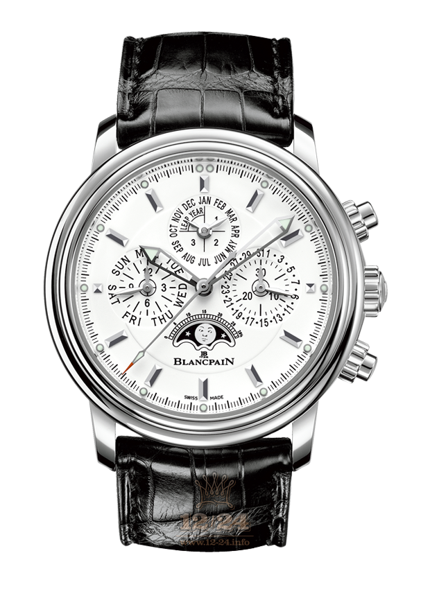 Blancpain Leman Watch 2685F-1127-53B 40 mm Stainless steel Case White Dial