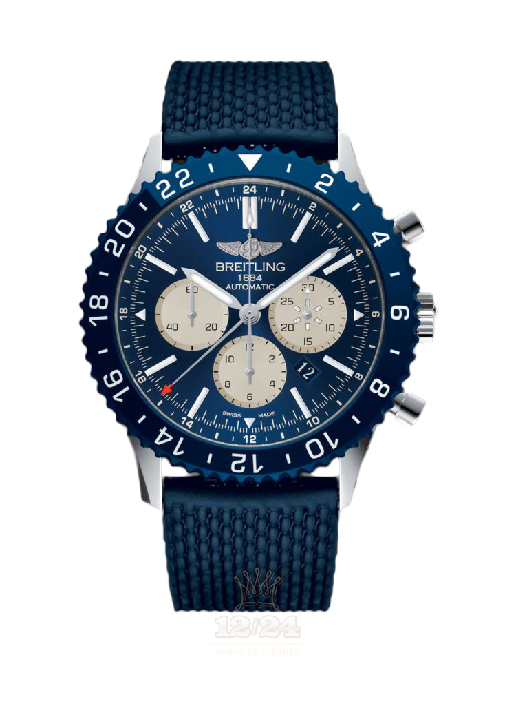 Breitling Chronoliner Watch YB04601A|C969|277S|A20S.1 46 mm Stainless steel Ceramics Case Dark blue Dial