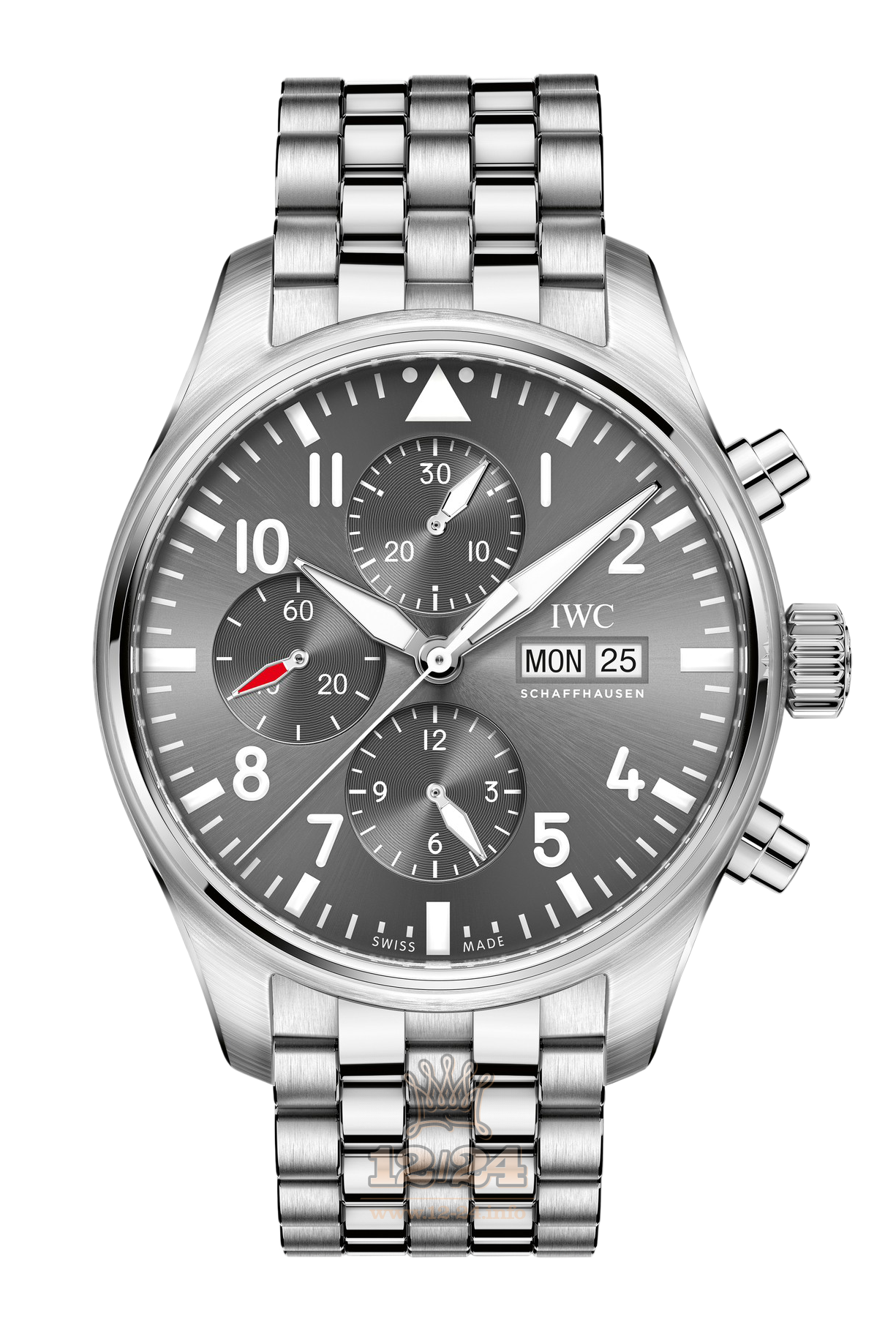 IWC Pilot s Watches Watch IW377719 43 mm Stainless steel Case Gray Dial