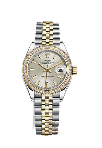 Rolex Datejust Watch 279383rbr-0017 28 mm Steel / Yellow gold Case Silver Dial
