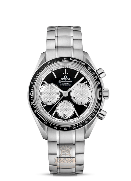Omega Racing Watch 326.30.40.50.01.002 40 mm Stainless steel Case Black Silver Dial