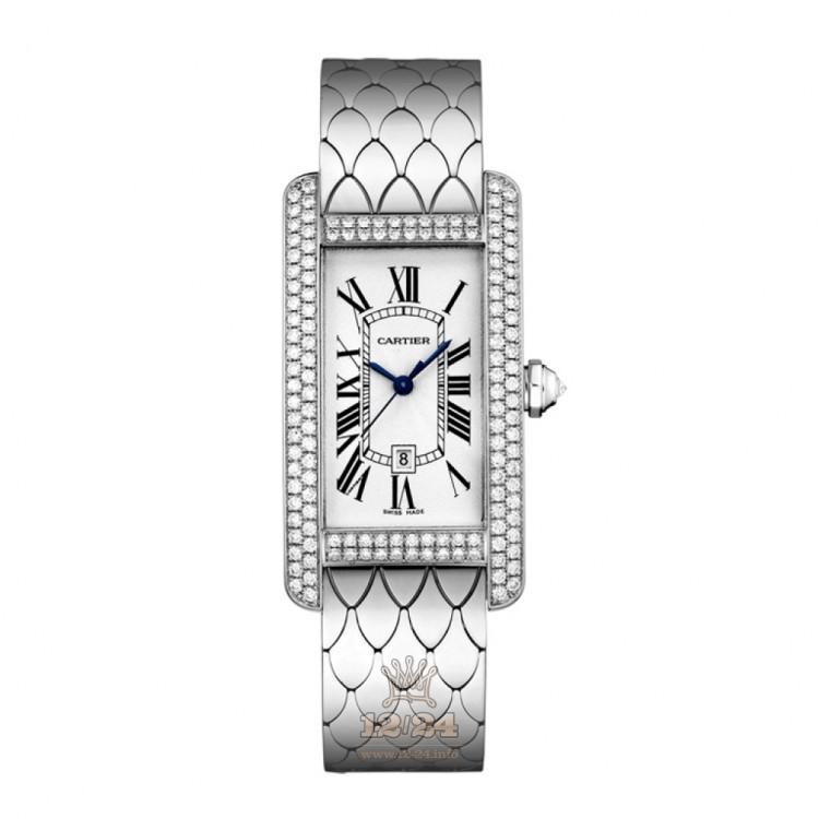 Cartier Tank Watch WB710011 42 mm White gold Case Silver Dial