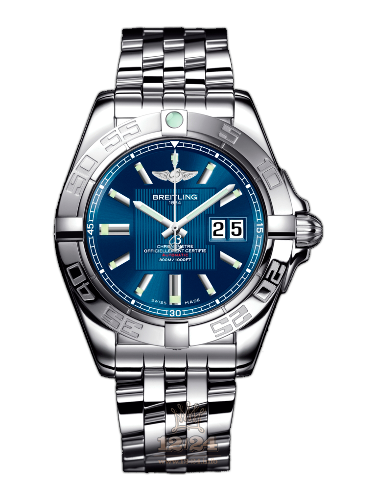 Breitling Galactic Watch A49350L2/C806/366A 41 mm Stainless steel Case Dark blue Dial