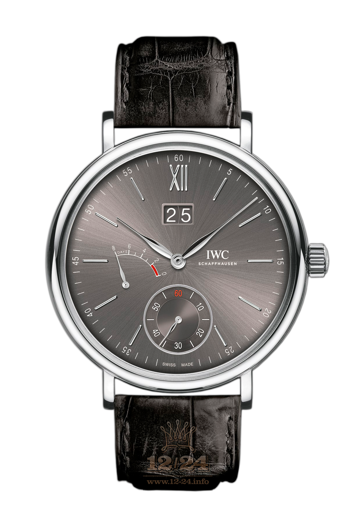 IWC Portofino Watch IW516101 45 mm White gold Case Gray Dial