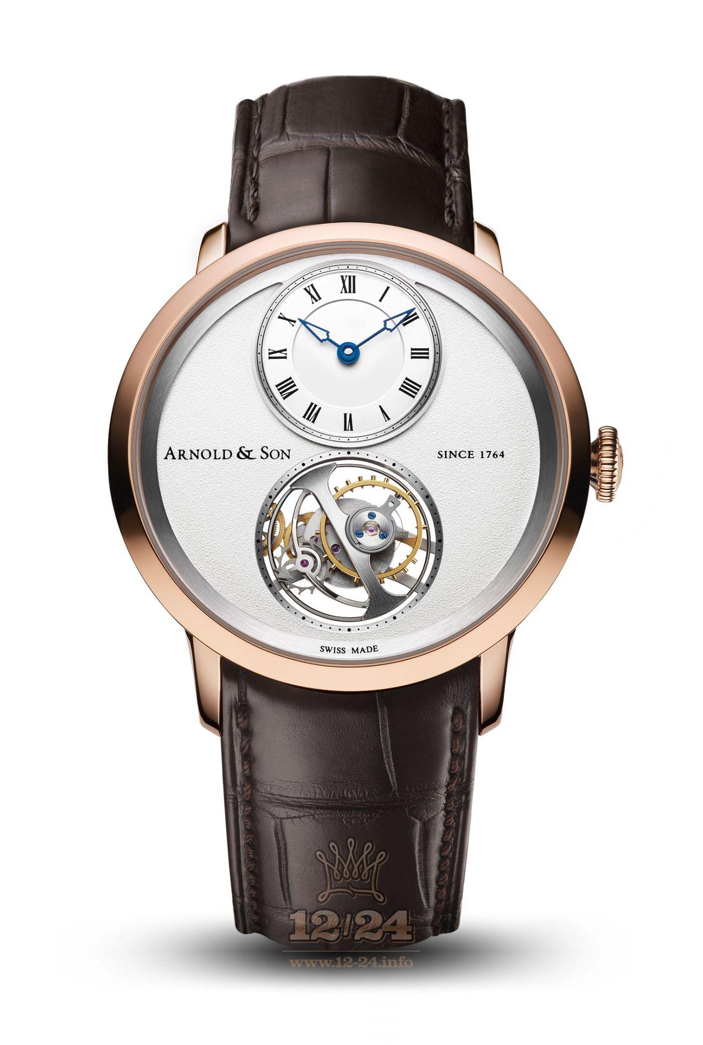 Arnold Son Instrument Collection Watch 1UTAR.S02A.C120A Red gold Case Silver Dial