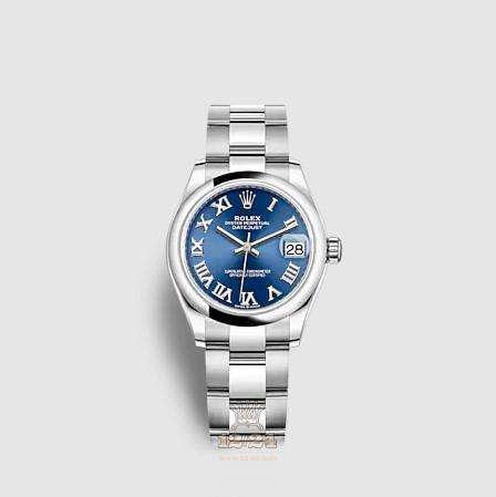 Rolex Datejust Watch 278240-0017 31 mm Stainless steel White gold Case Dark blue Dial