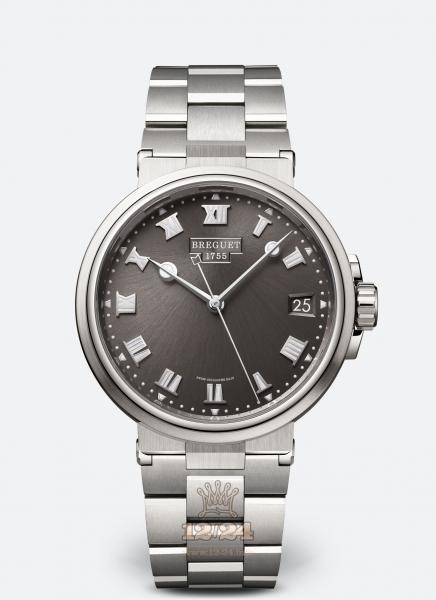 Breguet Marine Watch 5517TI/G2/TZ0 40 mm Titanium Case Gray Dial