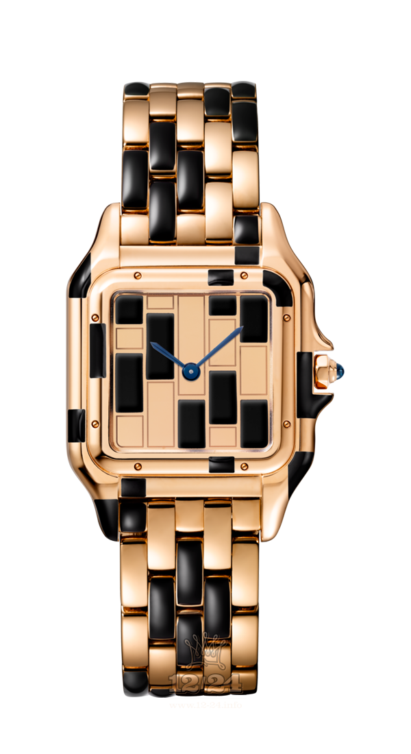 Cartier Panthere de Cartier Watch WGPN0011 27 mm Pink gold Case Black Golden Dial