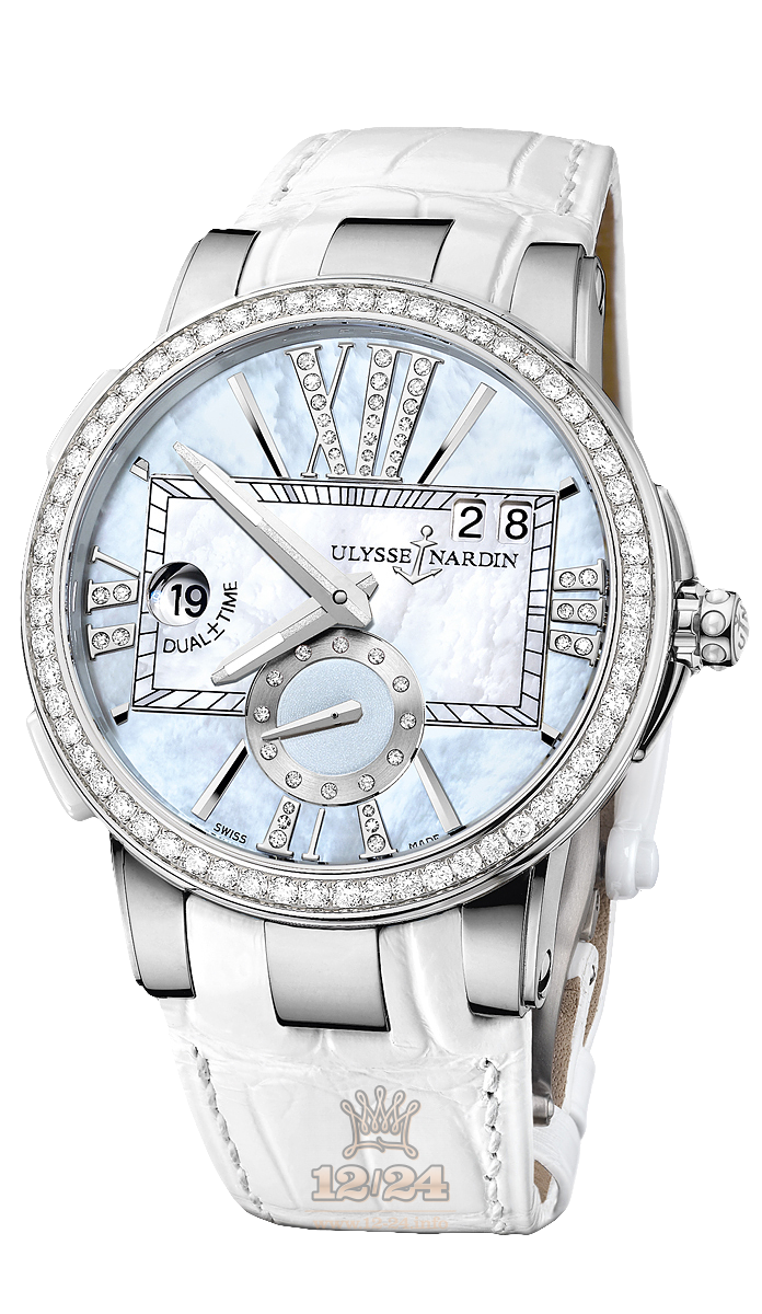 Ulysse Nardin Executive Watch 243-10B/393 40 mm Stainless steel Case Blue Dial
