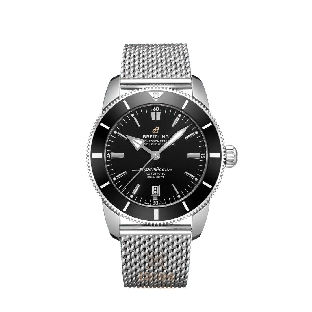 Breitling Superocean Heritage Watch AB2020121B1A1 46 mm Stainless steel Case Black Dial
