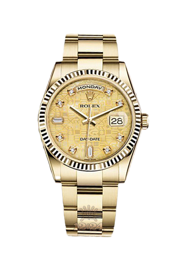 Rolex Day-Date Watch 118238-0311 36 mm Yellow gold Case Golden Dial