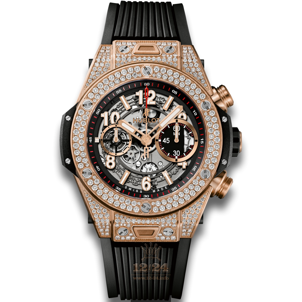 Hublot Big Bang Watch 411.OX.1180.RX.1704 45 mm Pink gold Case Black Dial