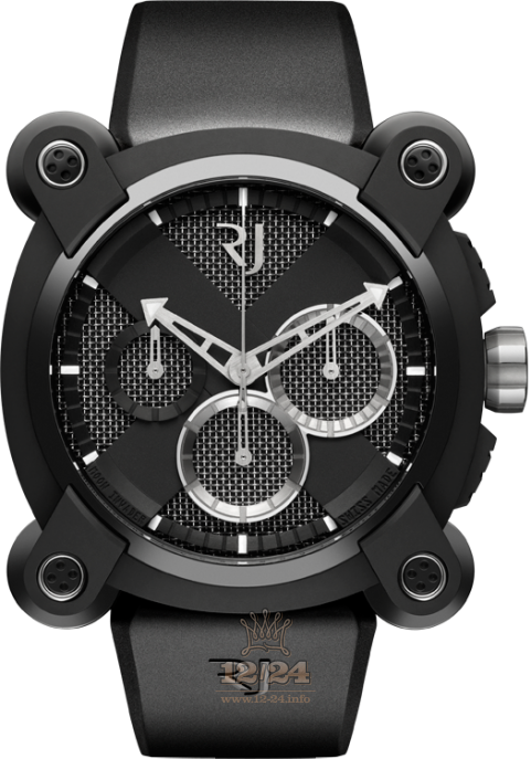 Romain Jerome Air Watch RRJ.M.CH.IN.005.01 46 mm Stainless steel PVD coating Case Black Dial