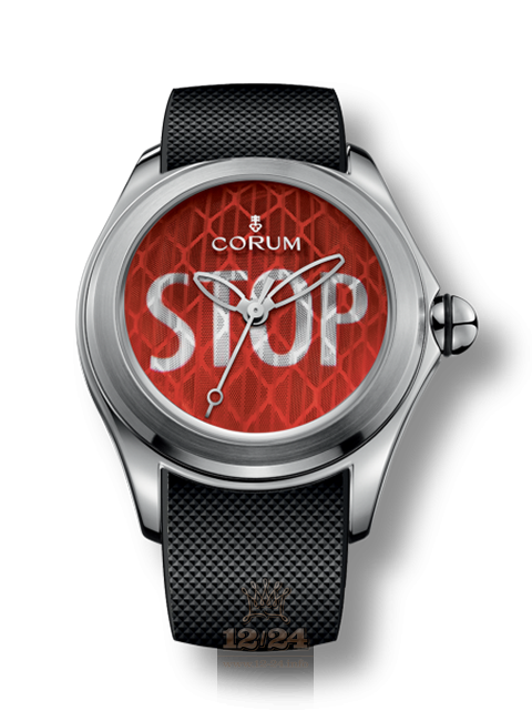 Corum Bubble Watch L082/03207 47 mm Stainless steel Case Red Dial