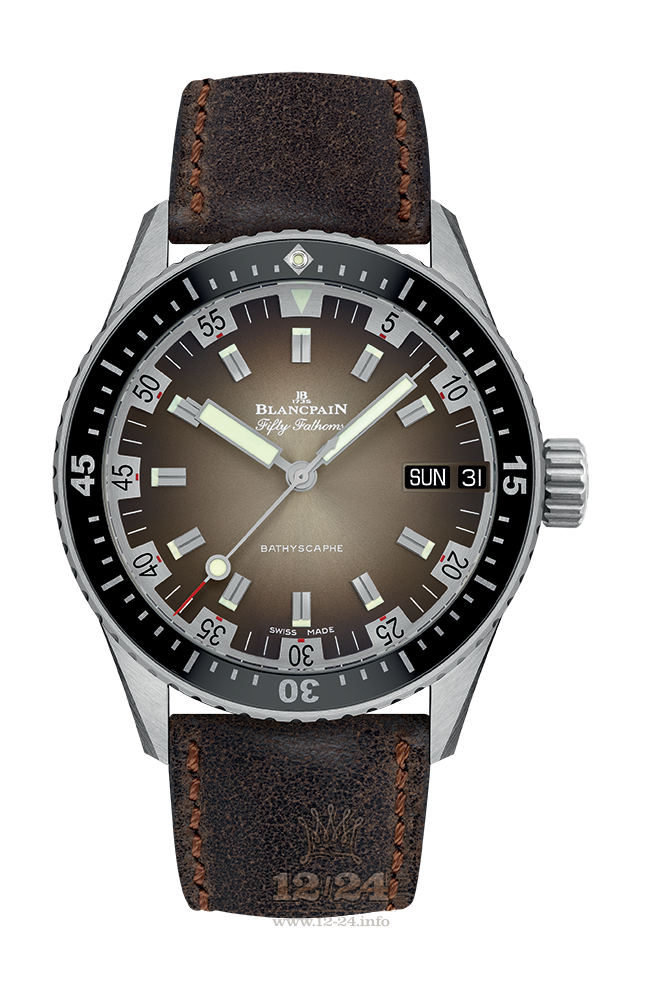 Blancpain Fifty Fathoms Watch 5052-1110-063A 43 mm Stainless steel Ceramics Case Gray Dial