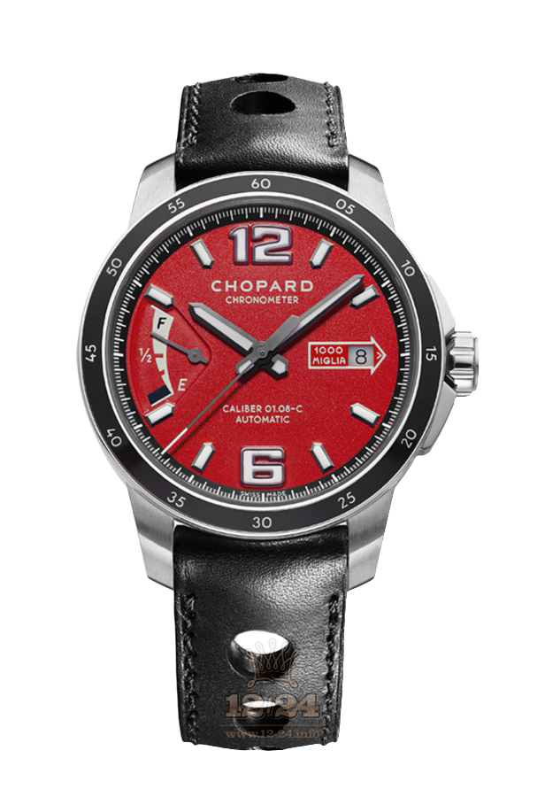 Chopard Classic Racing Watch 168566-3002 43 mm Stainless steel Case Red Dial