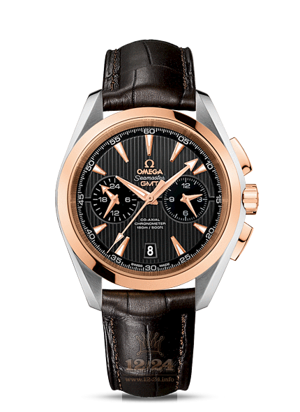 Omega Aqua Terra 150 M Watch 231.23.43.52.06.001 43 mm Steel / Pink gold Case Gray Dial