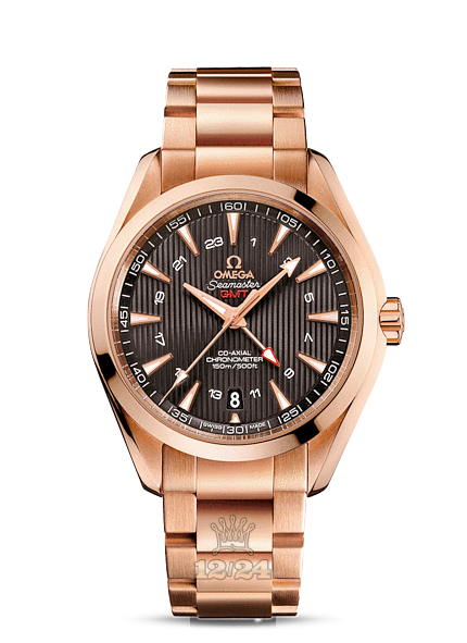 Omega Aqua Terra 150 M Watch 231.50.43.22.06.002 43 mm Pink gold Case Gray Dial