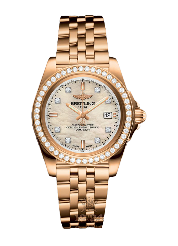 Breitling Galactic Watch H7133053|A803|792H 32 mm Pink gold Case
