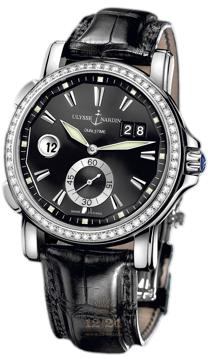 Ulysse Nardin Functional Watch 243-55B/92 42 mm Stainless steel Case Black Dial