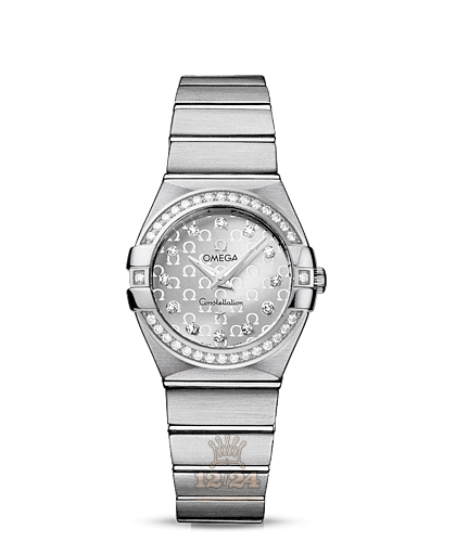 Omega Constellation Watch 123.15.27.60.52.001 27 mm Stainless steel Case Silver Dial