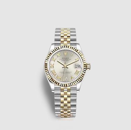 Rolex Datejust Watch 278273-0004 31 mm Stainless steel Yellow gold Case Silver Dial