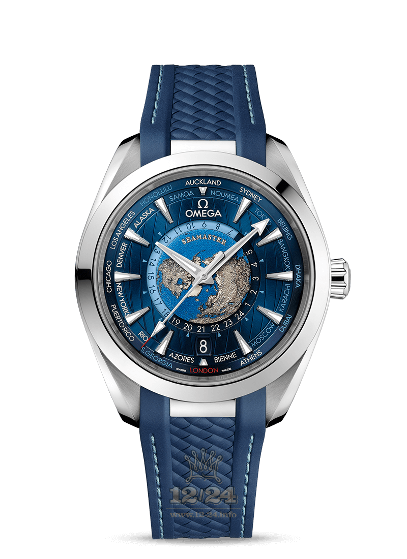 Omega Seamaster Watch 220.12.43.22.03.001 43 mm Stainless steel Case Dark blue Dial