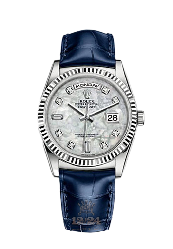 Rolex Day-Date Watch 118139-0090 36 mm White gold Case White Dial