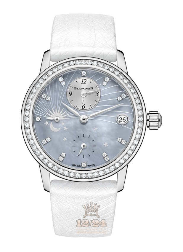 Blancpain Women Watch 3760-1954L-95A 34 mm White gold Case
