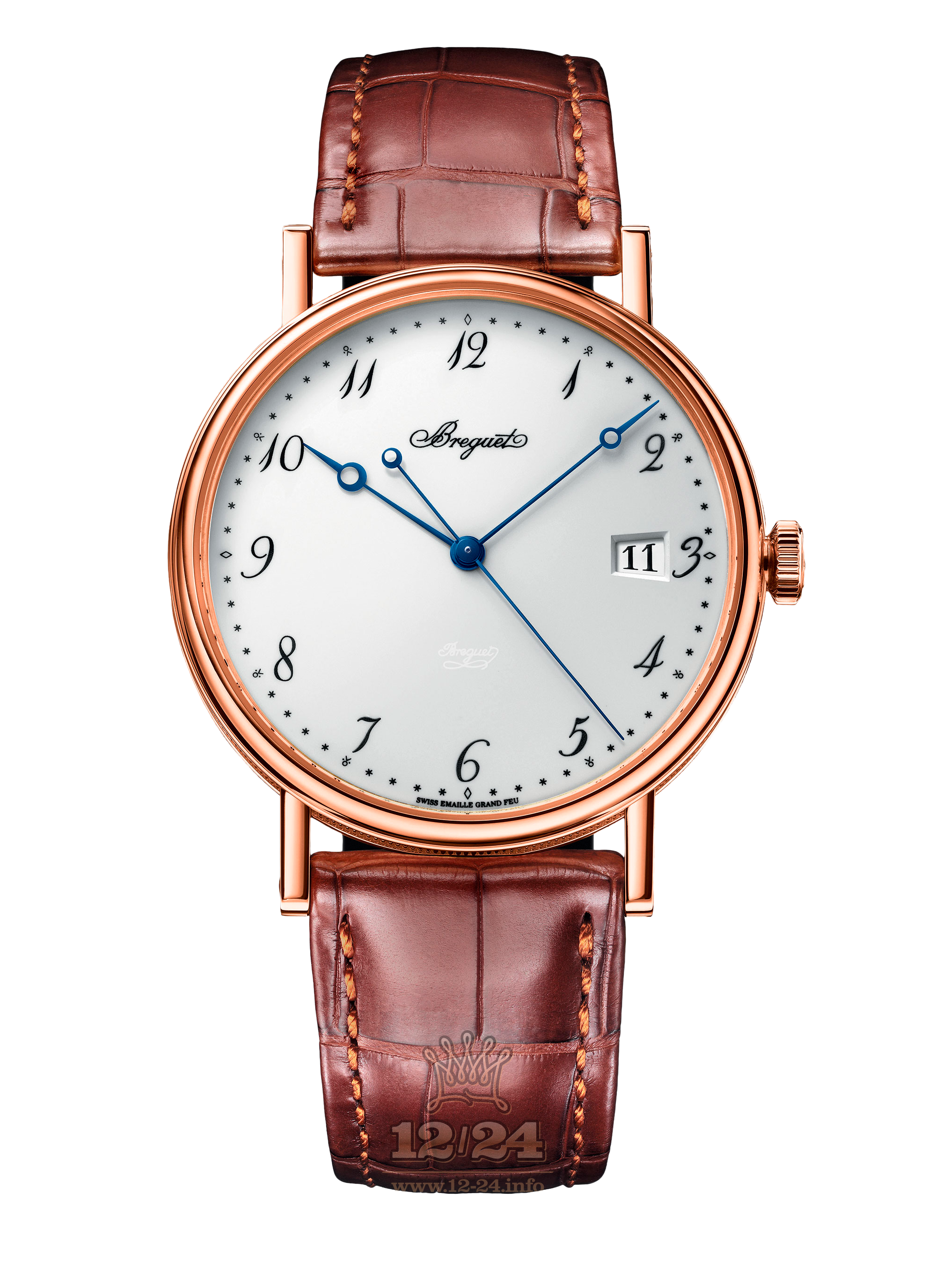 Breguet Classique Watch 5177BR/29/9V6 38 mm Pink gold Case White Dial