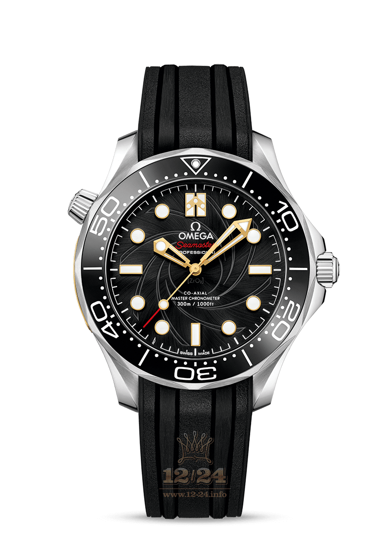 Omega Diver 300 M Watch 210.22.42.20.01.003 42 mm Stainless steel Case Black Dial