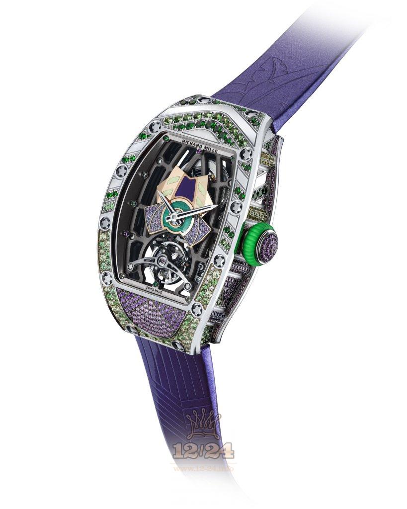 Richard Mille Women's Collection Watch RM 71-02 Liz 52 mm White gold Case