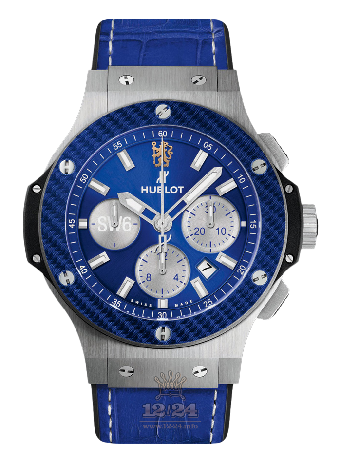 Hublot Big Bang Watch 301.SY.7129.LR.CFC17 44 mm Stainless steel Titanium Carbon Case Dark blue Dial