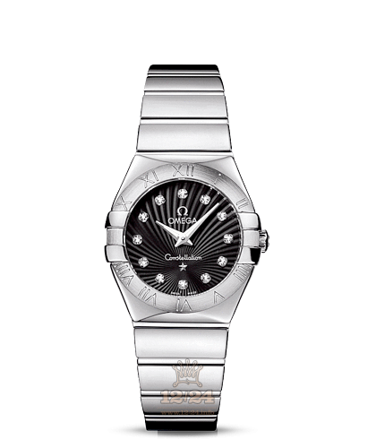 Omega Constellation Watch 123.10.27.60.51.002 27 mm Stainless steel Case Black Dial
