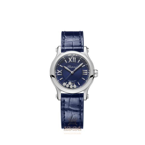 Chopard Happy Sport Watch 278573-3016 30 mm Stainless steel Case Dark blue Dial