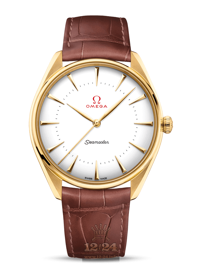 Omega Olympic Official Timekeeper Watch 522.53.40.20.04.001 40 mm Yellow gold Case White Dial