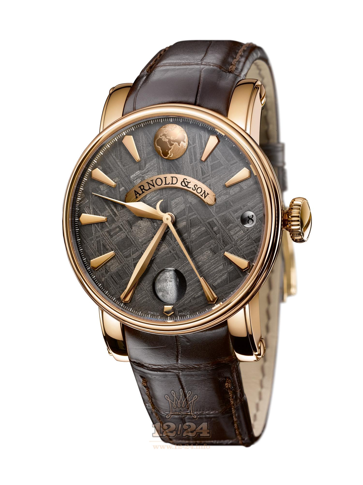 Arnold Son Royal Collection Watch 1TMAP.S04A.C60B Pink gold Case Gray Dial