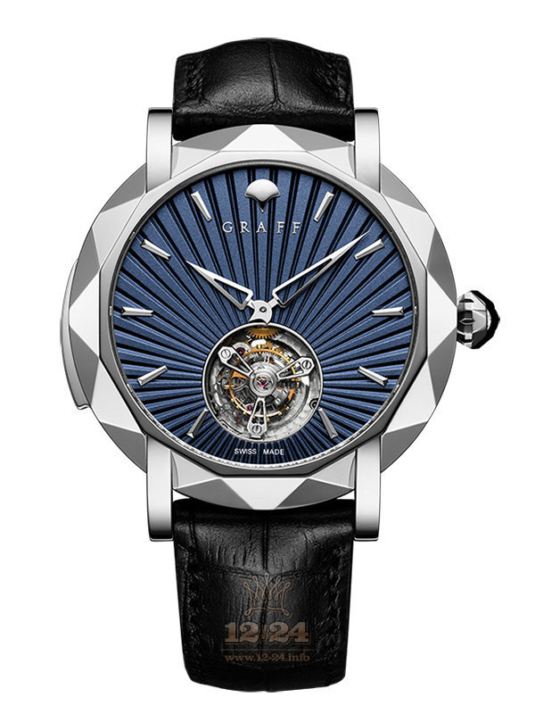 Graff MasterGraff Watch MGMR47WG 47 mm White gold Case Dark blue Dial