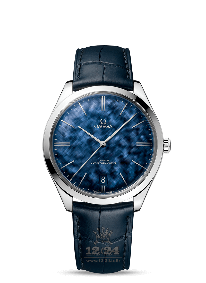 Omega De Ville Watch 435.13.40.21.03.001 40 mm Stainless steel Case Dark blue Dial