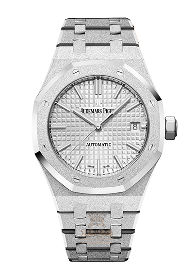 Audemars Piguet Royal Oak Watch 15454BC.GG.1259BC.01 37 mm White gold Case Silver Dial