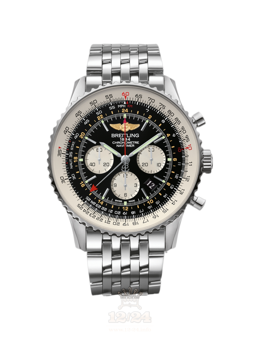 Breitling Navitimer Watch AB044121|BD24|443A 48 mm Stainless steel Case Black Dial